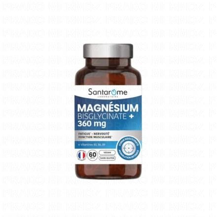 SANTAROME Magn&eacute;sium Bisglycinate 360mg x60 G&eacute;lules