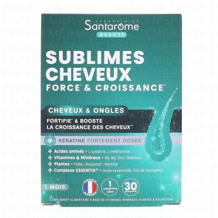 SANTAROME Sublimes Cheveux Force & Croissance x30 comprim&eacute;s