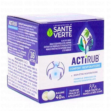 SANT&Eacute; VERTE Actirub Enfant Baume pectoral 40ml