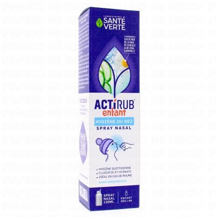 SANTE VERTE Actirub Enfant Hygi&egrave;ne du nez spray nasal 120ml