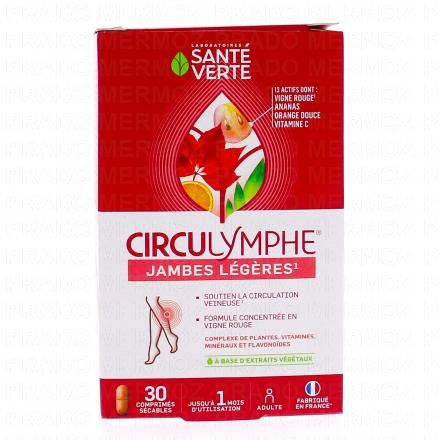 SANTÉ VERTE Circulymphe Jambes légères (30 comprimés)