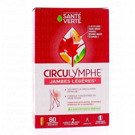 SANTÉ VERTE Circulymphe Jambes légères (60 comprimés)
