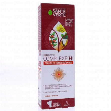 SANTÉ VERTE Crème Circulymphe Complexe H tube 50 ml