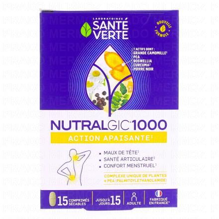 SANT&Eacute; VERTE Nutralgic (15 comprim&eacute;s)