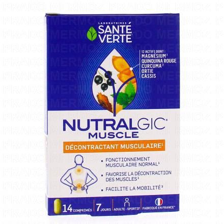 SANT&Eacute; VERTE Nutralgic Muscle D&eacute;contractant Musculaire 14 comprim&eacute;s