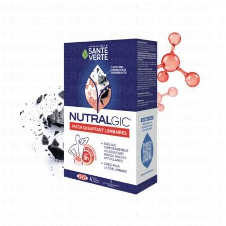 SANTE VERTE Nutralgic - Patch chauffant (lombaires x4)