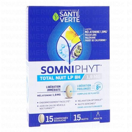 SANT&Eacute; VERTE Somniphyt Total Nuit LP 1.9mg (15 comprim&eacute;s)