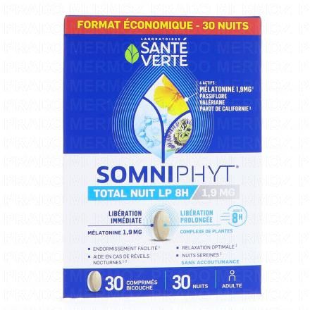 SANT&Eacute; VERTE Somniphyt Total Nuit LP 1.9mg (30 comprim&eacute;s)