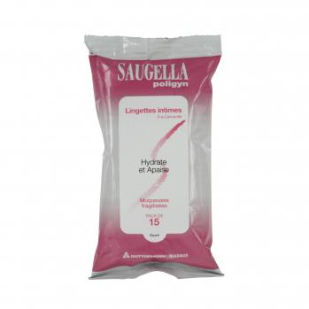 SAUGELLA Poligyn lingettes (15 lingettes)