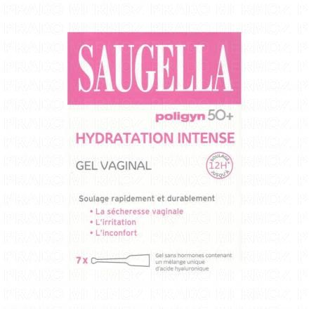 SAUGELLA Poligyn 50+ - Gel Vaginal Hydratation Intense x7 Unidoses