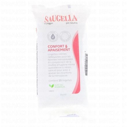 SAUGELLA Poligyn lingettes (15 lingettes)