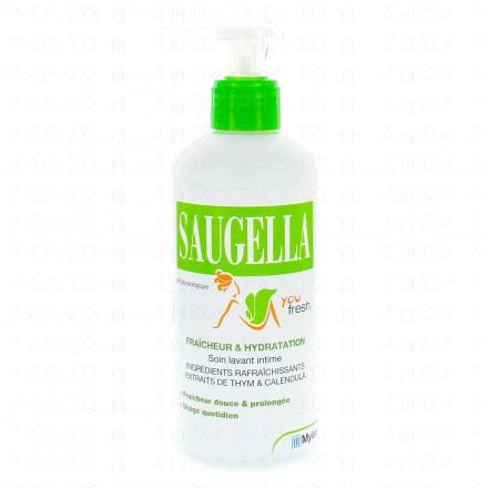 SAUGELLA You Fresh - Soin Lavant Fra&icirc;cheur hygi&egrave;ne intime quotidienne flacon pompe 200ml