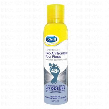 DR. SCHOLL'S Expert care - Déo anti transpirant pour pieds 48h anti-odeur spray 150ml