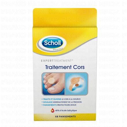DR. SCHOLL'S Expert traitement - Pansements coricides cors lot de 8