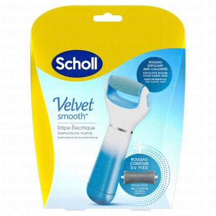 SCHOLL Velvet Smooth express pedi r&acirc;pe &eacute;lectrique anti-callosit&eacute;s