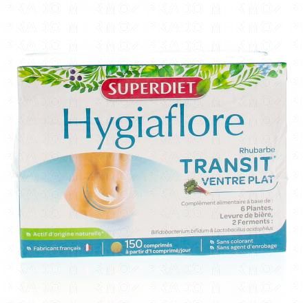 SUPERDIET Hygiaflore transit et ventre plat (lot de 2 x 150 comprimés)
