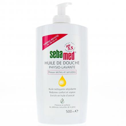 SEBAMED Huile de douche physio-lavante flacon pompe 500 ml