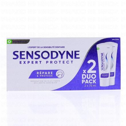 SENSODYNE Dentifrice Expert Protect R&eacute;pare & Prot&egrave;ge (lot de 2 x 75ml)