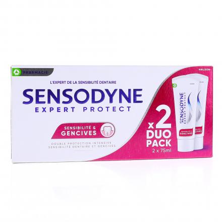 SENSODYNE Dentifrice Expert Protect Sensibilit&eacute; & Gencives (lot de 2 tube 75ml)