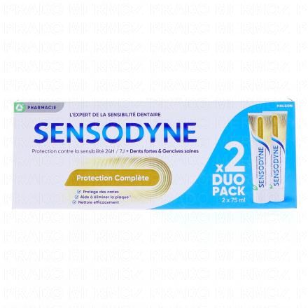 SENSODYNE Lot de 2 dentifrices Protection Compl&egrave;te tube 75mlx 2