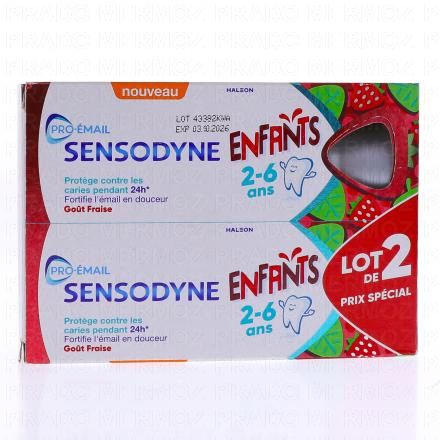 SENSODYNE Pro-&eacute;mail Dentifrice Enfant 0-6 ans (2 x 50ml)