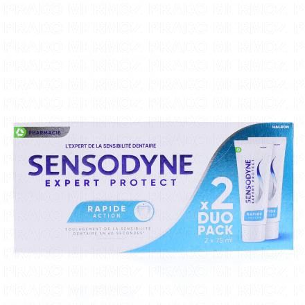 SENSODYNE Rapide et protection longue durée (lot de 2 x 75ml)
