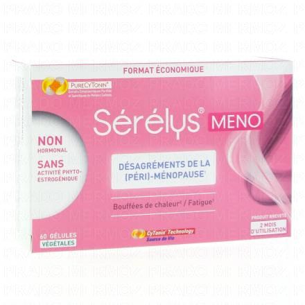 SERELYS Meno d&eacute;sagr&eacute;ment de la (p&eacute;ri)-m&eacute;nopause (bo&icirc;te de 60 g&eacute;lules)