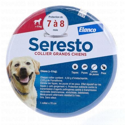 SERESTO Colliers grands chiens collier de 70 cm (x1)