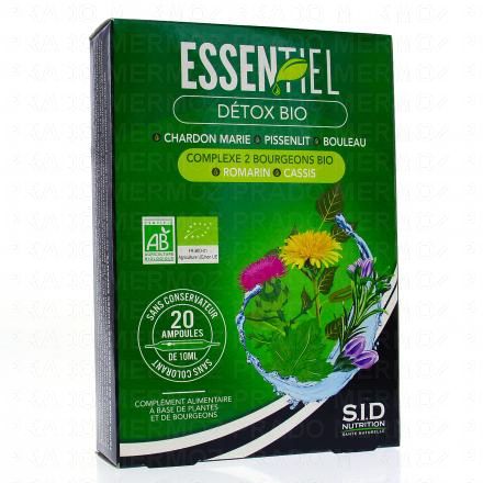 SID Essentiel D&eacute;tox Bio 20 ampoules