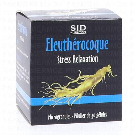 SID NUTRITION Eleuth&eacute;rocoque stress relaxation x30 g&eacute;lules