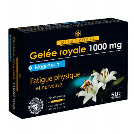 SID NUTRITION Oligoroyal gel&eacute;e royale 1000mg - magn&eacute;sium