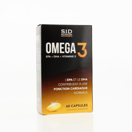 SID NUTRITION Sant&eacute; tonique - Omega 3 capsules x 60