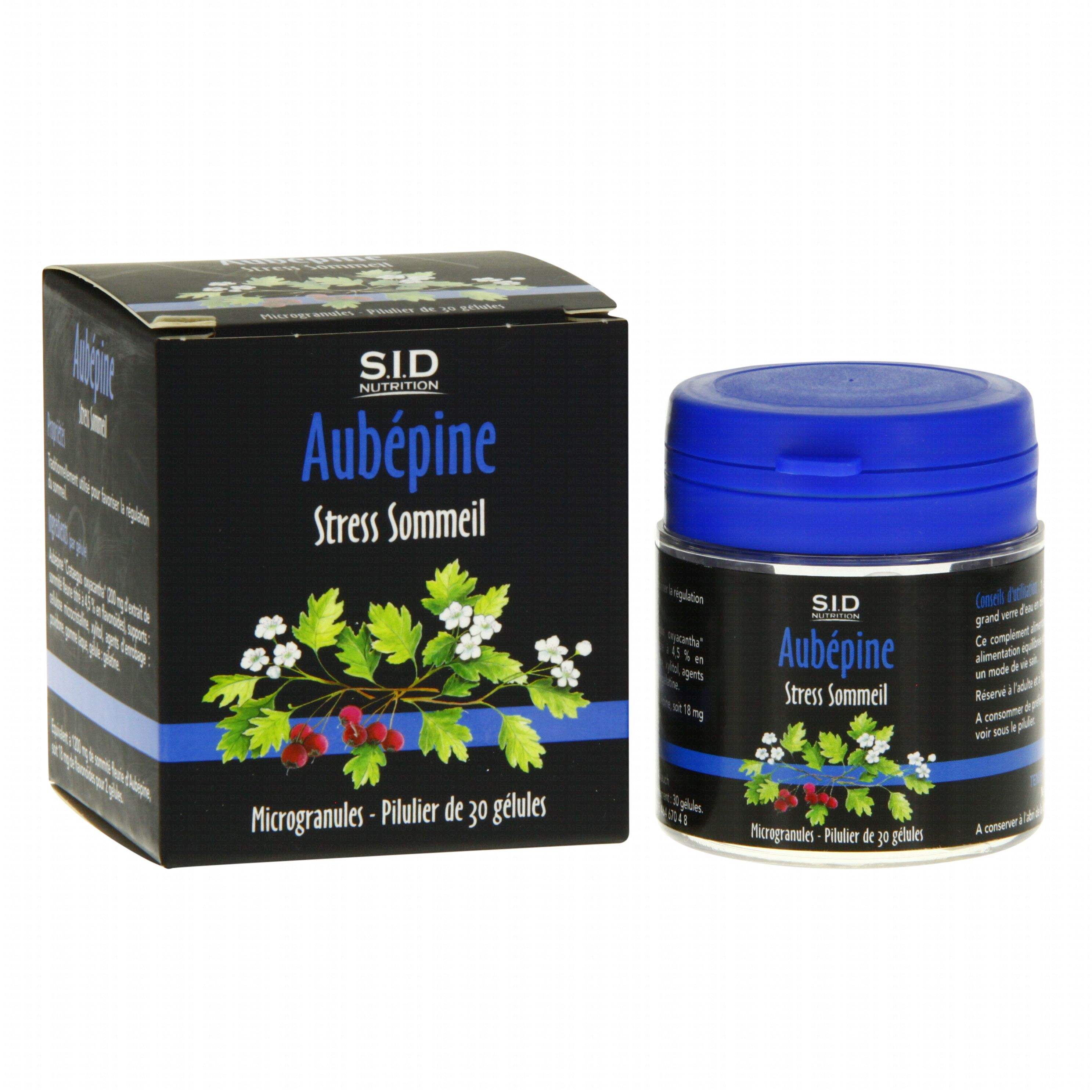 SID NUTRITION Phytoclassics Aubépine boîte de 30 gélules Pharmacie
