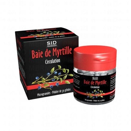 SID NUTRITION Phytoclassics Baie de myrtille boîte de 30 gélules