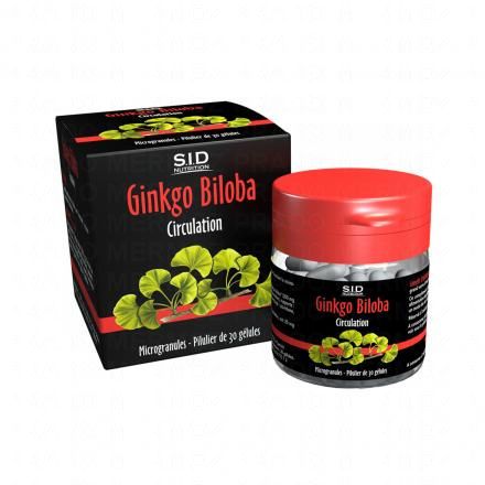 SID NUTRITION Phytoclassics Ginko Bilboa circulation (bo&icirc;te de 30 g&eacute;lules)