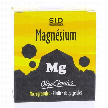 SID NUTRITION Phytoclassics Magn&eacute;sium bo&icirc;te de 30 g&eacute;lules