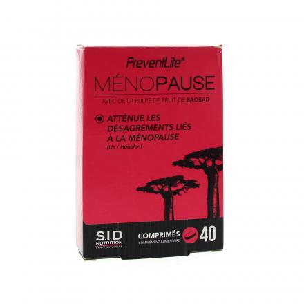 SID NUTRITION PreventLife M&eacute;nopause