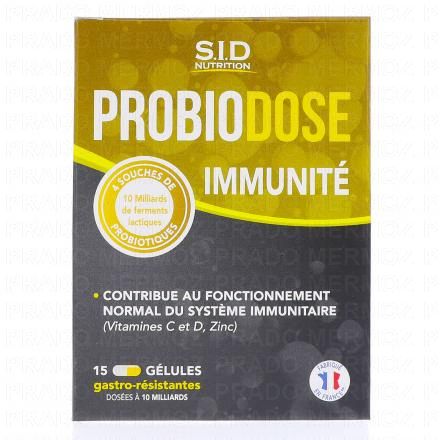 SID NUTRITION Probiodose Immunite x15 g&eacute;lules
