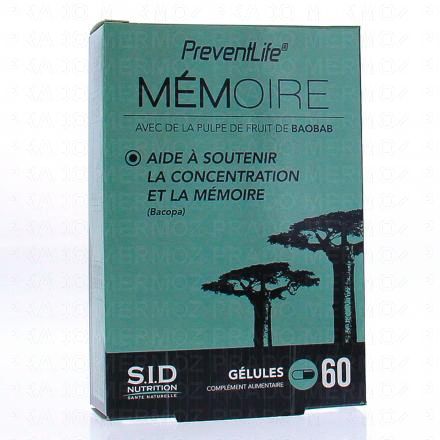 SID Pr&eacute;ventlife M&eacute;moire x60 g&eacute;lules