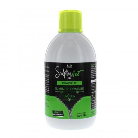 SID NUTRITION SculptingAct draineur go&ucirc;t fruits rouges flacon 500ml