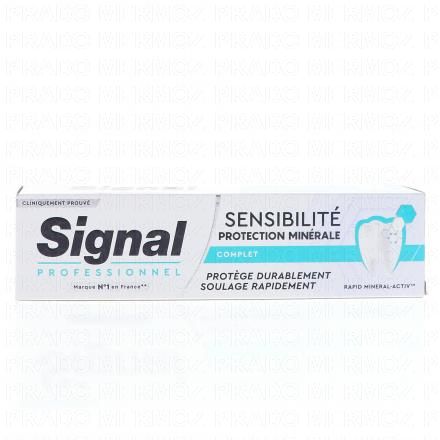SIGNAL Sensibilit&eacute; - Dentifrice protection min&eacute;rale complet 75ml