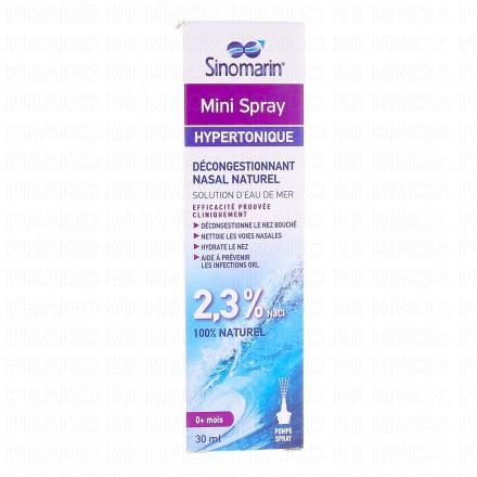 SINOMARIN Mini solution d'eau de mer pulvérisateur 30ml