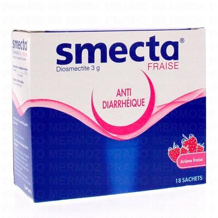 SMECTA 3g Fraise Suspension buvable x18 sachets poudre