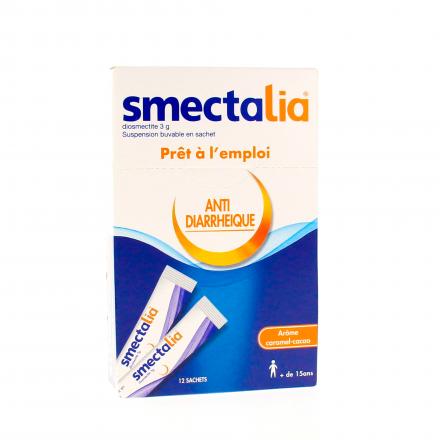 SMECTALIA Prêt à l'emploi Anti-Diarrheique 12 sachets