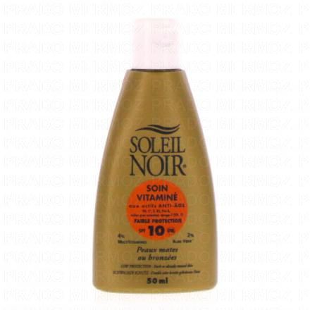 SOLEIL NOIR Soin vitamin&eacute; SPF 10 Flacon 50ml