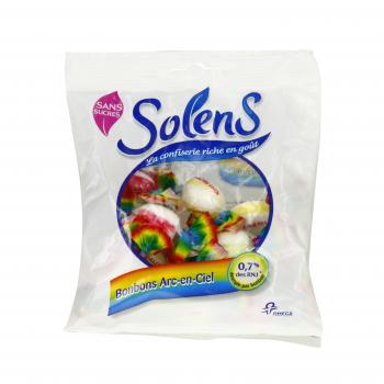 SOLENS Bonbons arc en ciel sans sucre