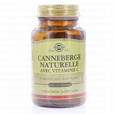 SOLGAR Cranberry canneberge 60 g&eacute;lules