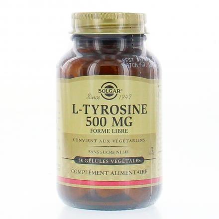 SOLGAR L-Tyrosine 500mg 50 g&eacute;lules