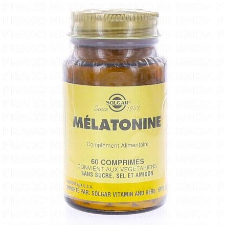 SOLGAR M&eacute;latonine 1mg x60 Comprim&eacute;s