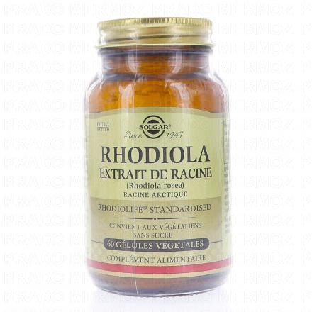 SOLGAR Rhodiola Extrait de Racine 60 g&eacute;lules